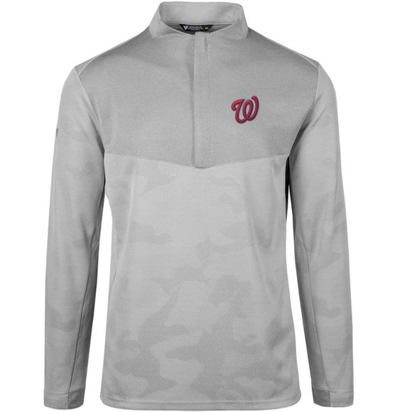 Levelwear Other - Levelwear Men's Washington Nationals Grey Log Quarter-Zip - Sizes S & M